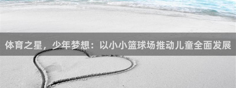 三亿体育网页版：体育之星，少年梦想：以小小篮球场推动儿童全面发展
