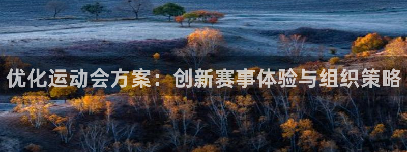 三亿体育登录：优化运动会方案：创新赛事体验与组织策略